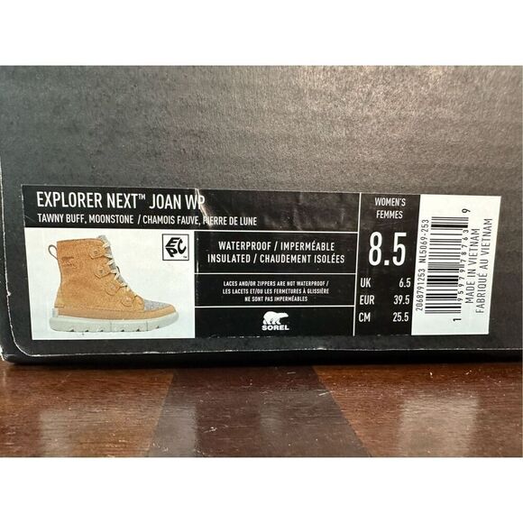 NWT/NIB Sorel Women's Explorer Next Joan Waterproof Boots - 8.5 - Picture 12 of 12